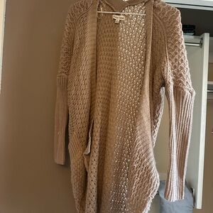Cozy Beige Knit Cardigan